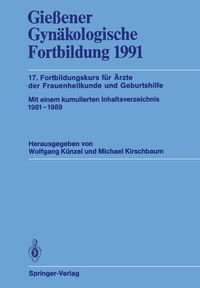 Abbildung von: Gießener Gynäkologische Fortbildung 1991 - Springer