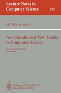 Cover: New Results and New Trends in Computer Science - Springer