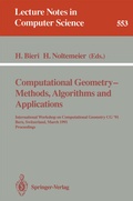 Cover: Computational Geometry - Methods, Algorithms and Applications - Springer