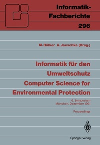 Enlarge image Cover: Informatik für den Umweltschutz / Computer Science for Environmental Protection - Springer
