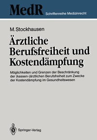 Abbildung von: Ärztliche Berufsfreiheit und Kostendämpfung - Springer