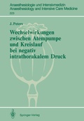 Cover: Wechselwirkungen zwischen Atempumpe und Kreislauf bei negativ intrathorakalem Druck - Springer