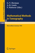 Cover: Mathematical Methods in Tomography - Springer