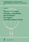 Cover: Wechselwirkungen zwischen Atempumpe und Kreislauf bei negativ intrathorakalem Druck - Springer