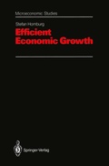 Cover: Efficient Economic Growth - Springer
