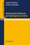 Cover: Mathematical Methods for Hydrodynamic Limits - Springer