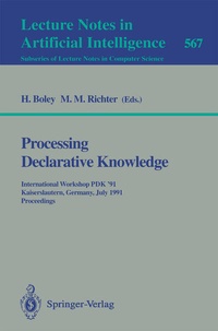 Enlarge image Cover: Processing Declarative Knowledge - Springer