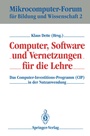 Cover: Computer, Software und Vernetzungen für die Lehre - Springer