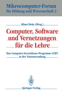 Abbildung von: Computer, Software und Vernetzungen für die Lehre - Springer