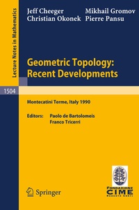 Abbildung von: Geometric Topology: Recent Developments - Springer