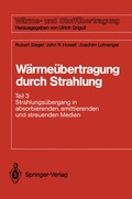 Cover: W&auml;rme&uuml;bertragung durch Strahlung - Springer
