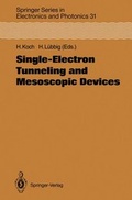 Cover: Single-Electron Tunneling and Mesoscopic Devices - Springer