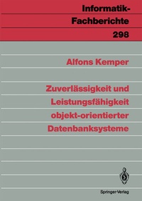 Abbildung von: Zuverlässigkeit und Leistungsfähigkeit objekt-orientierter Datenbanksysteme - Springer