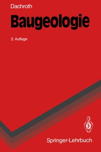 Abbildung von: Baugeologie - Springer
