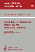 Cover: Public-Key Cryptography: State of the Art and Future Directions - Springer