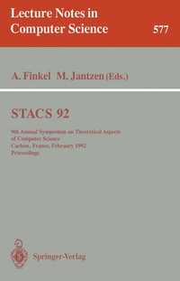 Abbildung von: STACS 92 - Springer