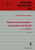 Cover: Physik und Informatik - Informatik und Physik - Springer