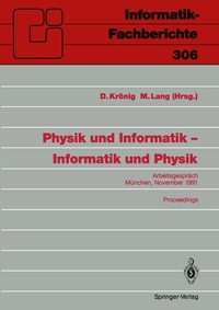 Enlarge image Cover: Physik und Informatik - Informatik und Physik - Springer