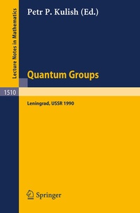 Enlarge image Cover: Quantum Groups - Springer