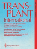 Cover: Transplant International Official Journal of the European Society for Organ Transplantation - Springer