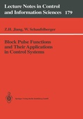 Cover: Block Pulse Functions and Their Applications in Control Systems - Springer
