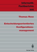 Cover: Entscheidungsorientiertes Konfigurationsmanagement - Springer