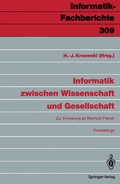 Cover: Informatik zwischen Wissenschaft und Gesellschaft - Springer