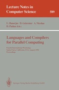 Cover: Languages and Compilers for Parallel Computing - Springer