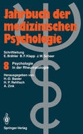 Cover: Psychologie in der Rheumatologie - Springer