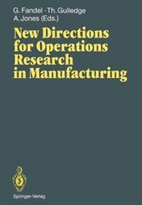 Enlarge image Cover: New Directions for Operations Research in Manufacturing - Springer