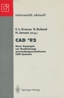 Cover: CAD '92 - Springer