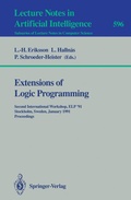 Cover: Extensions of Logic Programming - Springer