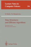 Cover: Data Structures and Efficient Algorithms - Springer