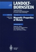Cover: Soft Magnetic Alloys, Invar and Elinvar Alloys - Springer