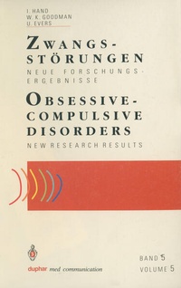 Enlarge image Cover: Zwangsstörungen / Obsessive-Compulsive Disorders - Springer