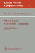 Cover: Object-Based Concurrent Computing - Springer