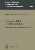 Cover: Computer-Aided Transit Scheduling - Springer