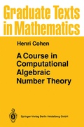 Cover: A Course in Computational Algebraic Number Theory - Springer
