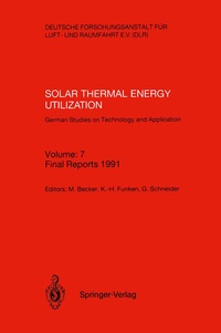 Enlarge image Cover: Solar Thermal Energy Utilization. German Studies on Technology and Application - Springer