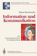Cover: Information und Kommunikation - Springer