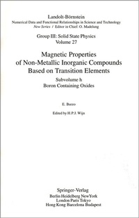 Abbildung von: Boron Containing Oxides - Springer