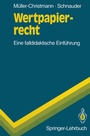 Cover: Wertpapierrecht - Springer