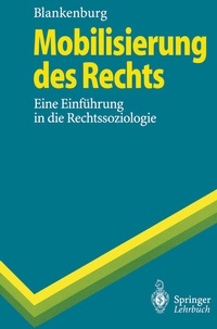 Abbildung von: Mobilisierung des Rechts - Springer