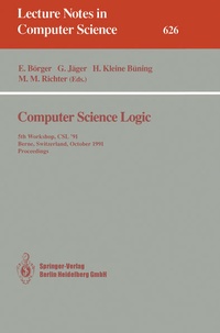 Enlarge image Cover: Computer Science Logic - Springer