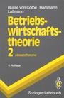 Cover: Betriebswirtschaftstheorie - Springer
