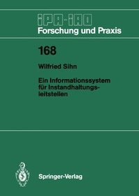 Enlarge image Cover: Ein Informationssystem für Instandhaltungsleitstellen - Springer