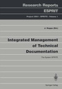 Cover: Integrated Management of Technical Documentation - Springer