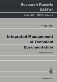 Enlarge image Cover: Integrated Management of Technical Documentation - Springer
