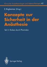 Abbildung von: Konzepte zur Sicherheit in der Anästhesie - Springer