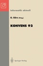 Cover: Konvens 92 - Springer